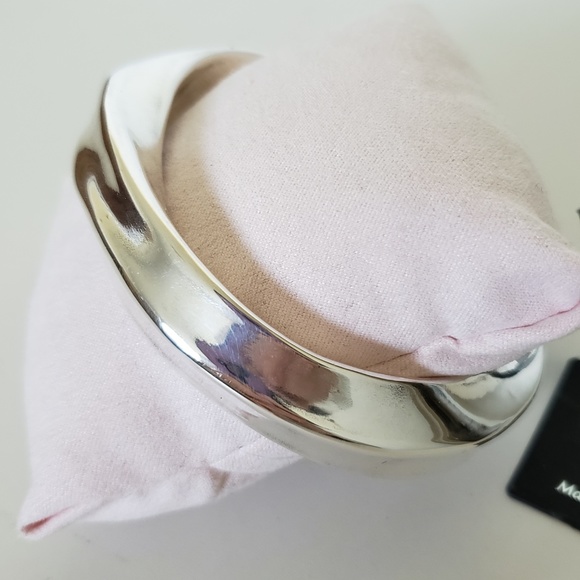 E&L Israel Sterling Silver Electroform Bangle Bracelet - Picture 6 of 9